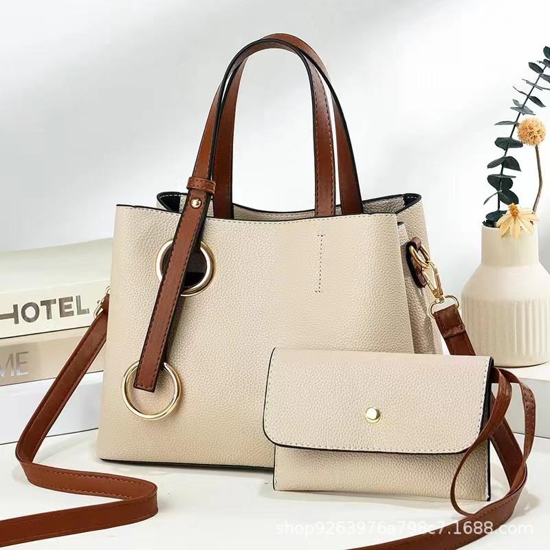 Elegant Everyday Tote Bag In Various Colors With Unique Letter Pattern Design
