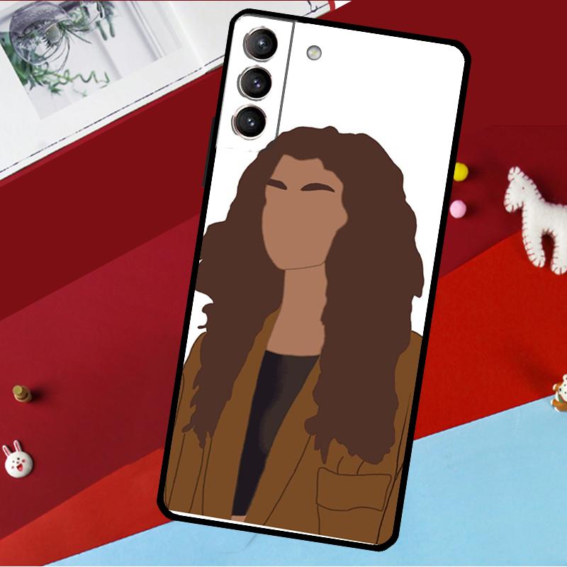 Euphoria Zendaya Rue Funda For Samsung Galaxy S26 S25 S24 S21 S22 S23 Ultra S10 Plus S20 FE S25 FE Phone Case