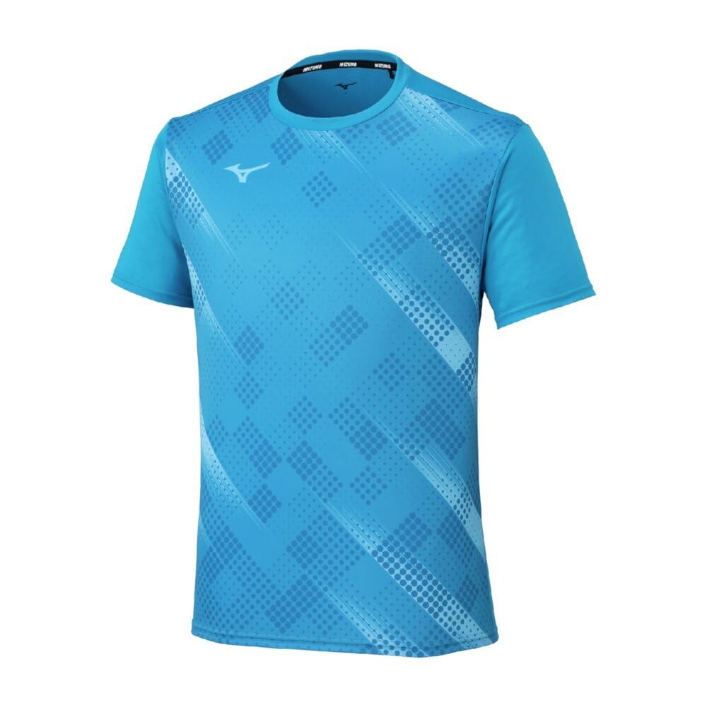 

Mizuno Table Tennis Game Short JTTA Diva Blue Shirt, Sleeve, Certified, Moisture-Wicking, Quick-Drying, Unisex, 82JAC103,