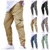 Men's Casual Workwear Pants, Multi-pocket Loose Casual Pants, Long Pants