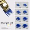 Colored Plastic Hair Clipper Comb Set - Trimmer Accessories for Salon Styling