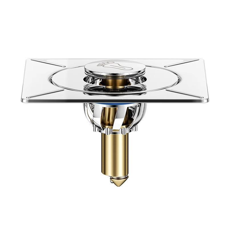1PC bathroom floor drain bouncing core sealing cover sewer artifact universal press foot type