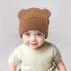 Infant Knitted Hat With Windproof Warmth For Spring Autumn Baby Girls