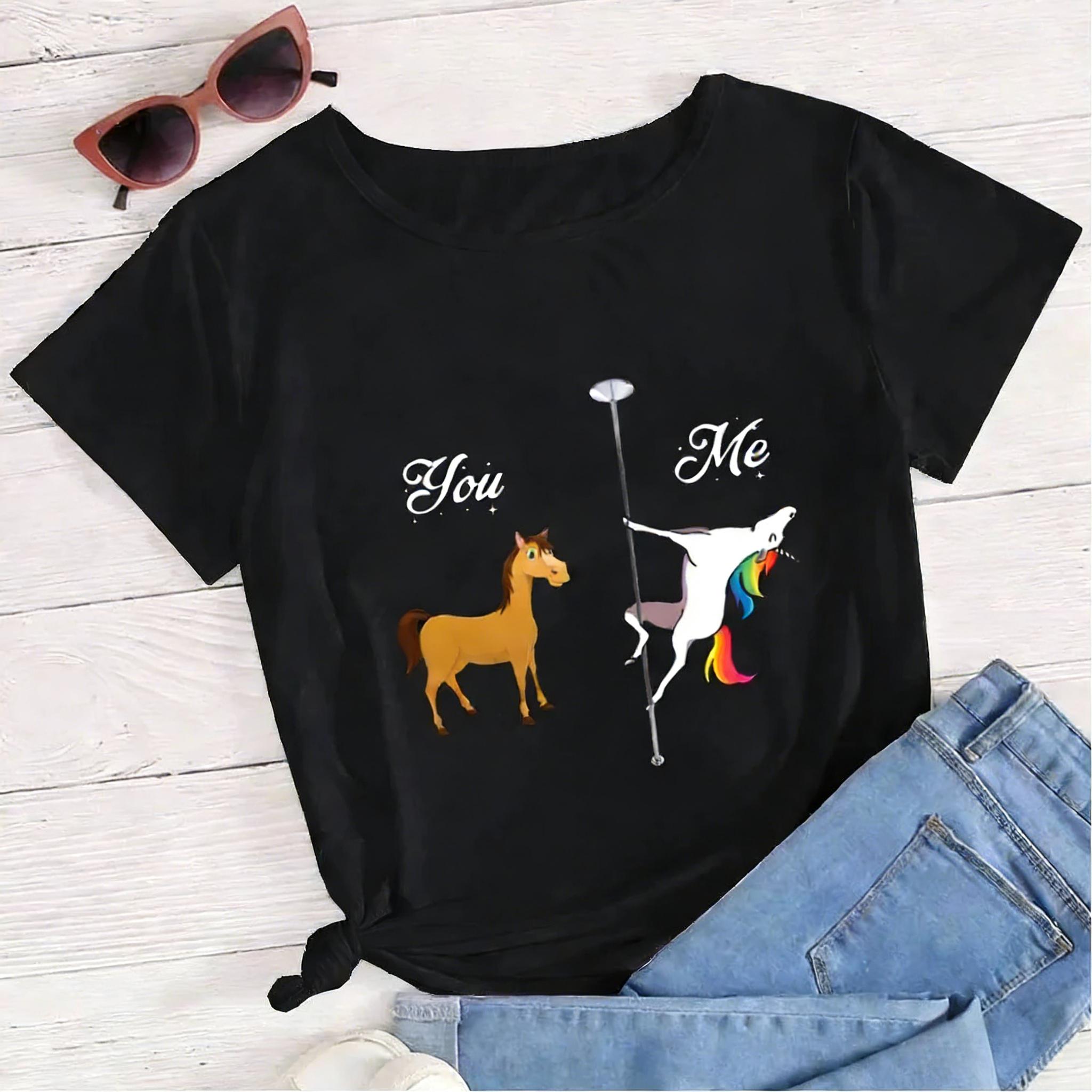 

Just Pole Series Tshirts Printed Cotton Fabric 2026 Summer New Style for Both Unisex and Women Fashionable Streetwear S
