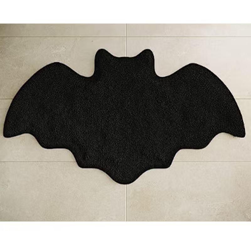 Hot Selling Halloween Door Mat Absorbent Non-slip Bath Mat Pumpkin Skull Lip Creative Gift Floor Rug