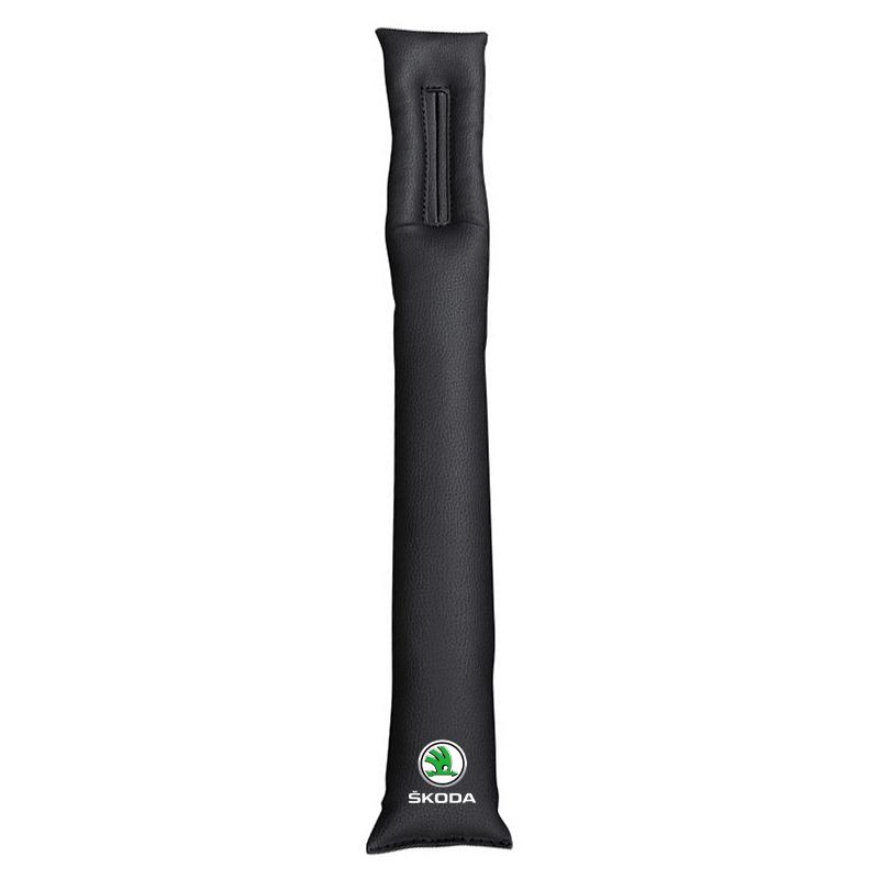 1/2Pc Car Seat Gap Filler Side Seam Plug Strip Leak-proof Filling Strip For Skoda Octavia Superb Rapid Kodiaq Karoq Fabia Kamiq Roomster Citigo