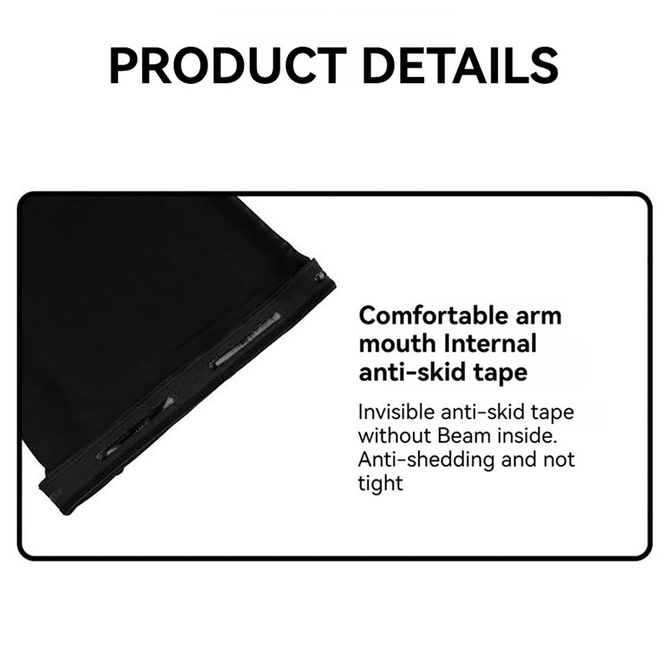 1Pair Thin Breathable Knee Pads Silicone Summer Ice Thread Extended Leg Cover Anti-slip Sun Protection Leg Covers Cycling