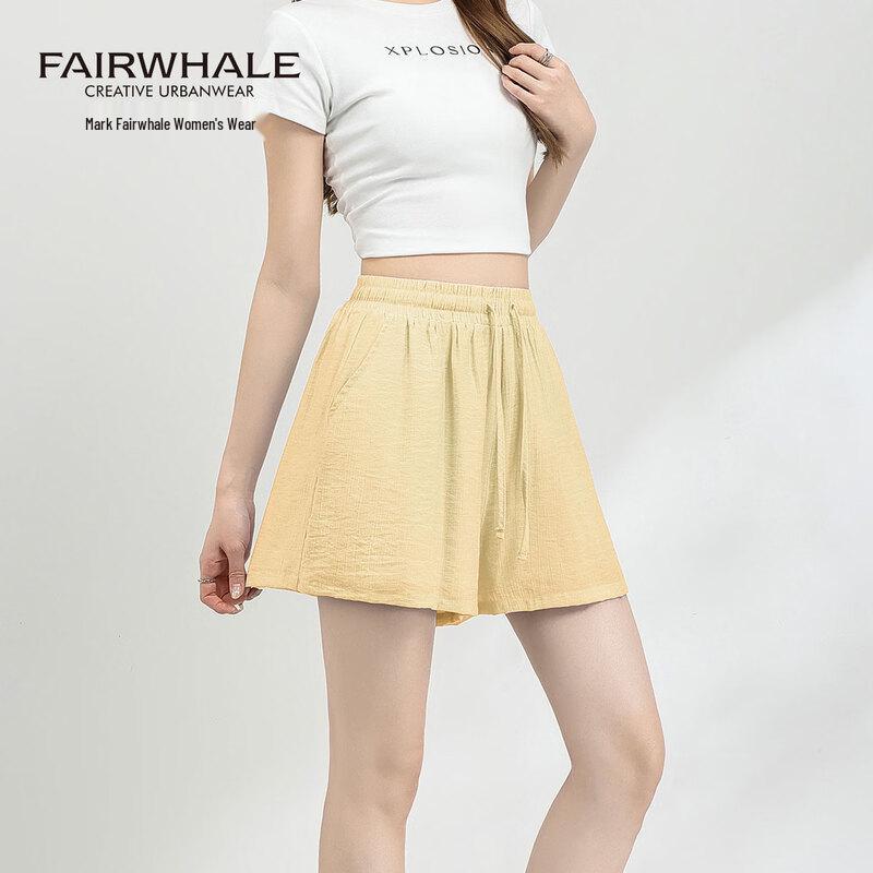 Mark Fairwhale 2026 Women s Loose Wide-Leg Casual Shorts L