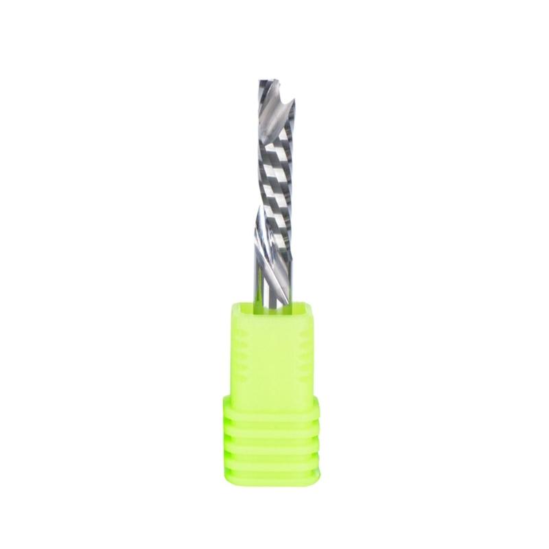 Solid Spiral Steel Mill Cutters for CNC Router,Compression Wood End Mill High-Speed Cutters Continuous Cutting Tool