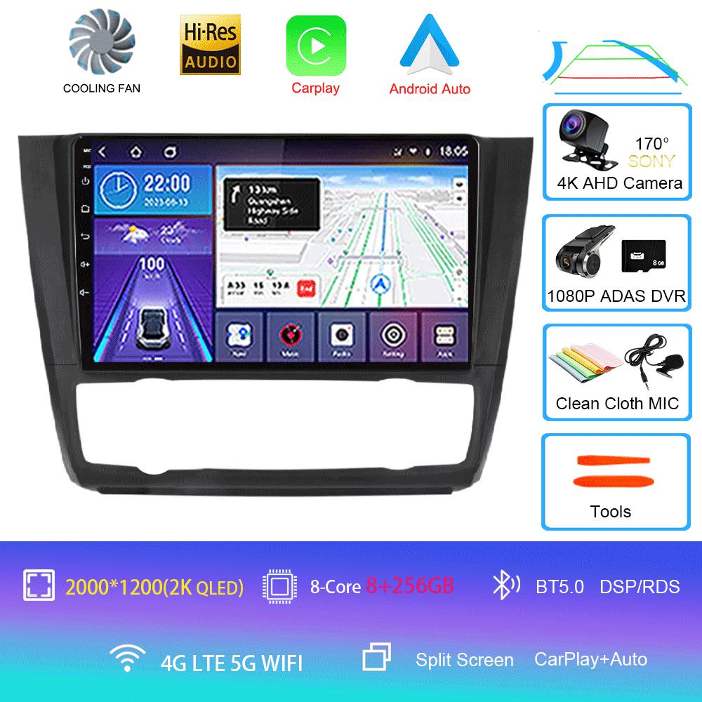 Android 12 For BMW Serie 1 Serie 1 E88 E82 E81 E87 2004-2012 Multimedia Navigation GPS Video Autoradio Player Car Stereo Carplay