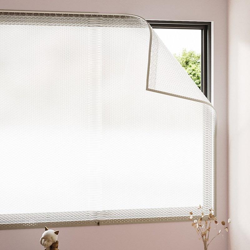 Windproof Sealing Film Household Winter Doors and Windows Insulation Film Self Adhesive Bubble Thermal Insulation Film Keep Warm