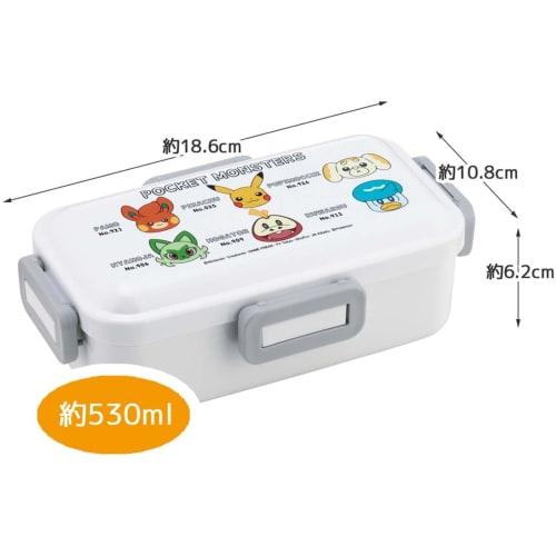Skater Bento Box 530ml Antibacterial Fluffy Dome Lid For Women Made in Japan Pokemon Face PFLB6AG