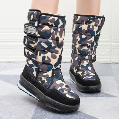 Stivali da Neve Moda Uomo Donna Nuovi Peluche Caldi Confortevoli Scarpe di Cotone per Coppia Outdoor Pesca Antiscivolo Impermeabili Scarpe Casual 2024