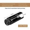 1/2" Drive By 7/8" 6-Point Chrome Vanadium Steel O2 Sensor Socket, Offset Oxygen Sensor Socket For Vehicle O2 Removal Tallation (Large Opening)