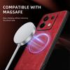 For Redmi Note13 Pro 13 ProPlus PU Leather Magnetic Ring Soft Edge Anti-Drop Anti-Fingerprint Phone Case