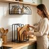 Kitchen Multifunctional Pot Cover Rack, Kitchenware Filter Storage Rack, Cutting Board Storage Rack, Cutting Board Rack, Material