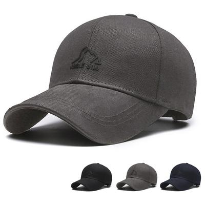 Four Seasons Outdoor Cap Men Spring Cotton Wide Brim Sunshade Sports Duck Tongue Baseball Cap