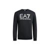 EA7 FW23 Letter Logo Printed Crew Neck Long Sleeve Sweatshirt Men Sweatshirt Black 6RPM16-PJSLZ-1200