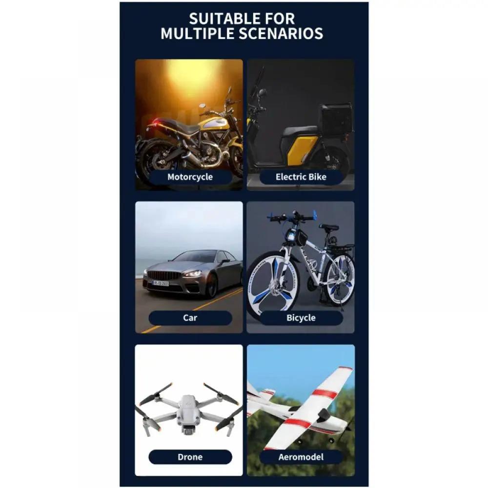 RGB Trådlösa LED Fjärrkontroll Stroboskopljus Bilinredning Atmosfärsljus Varningsljus RGB LED Flygplansstroboskopljus Bil Motorcykel LED-ljus