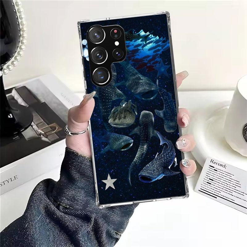 Ocean Whale Shark Soft Phone Case For Samsung Galaxy S22 S23 S24 S25 Edge S26 Ultra S20 FE S21 Plus + Fundas Coque Galaxy S20 S2
