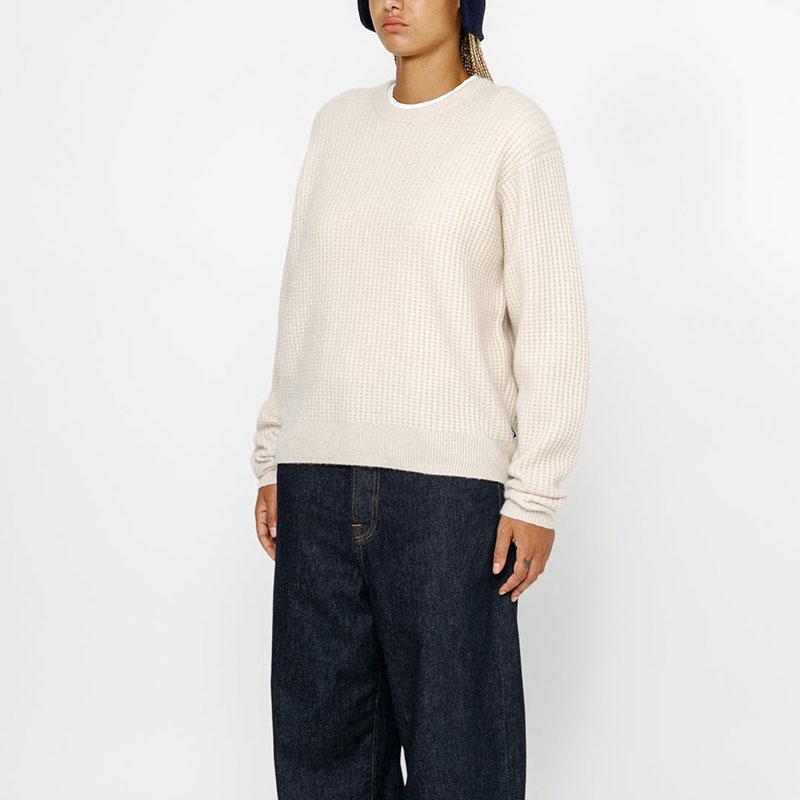 Stussy Waffle Knit Cashmere Crew 117257