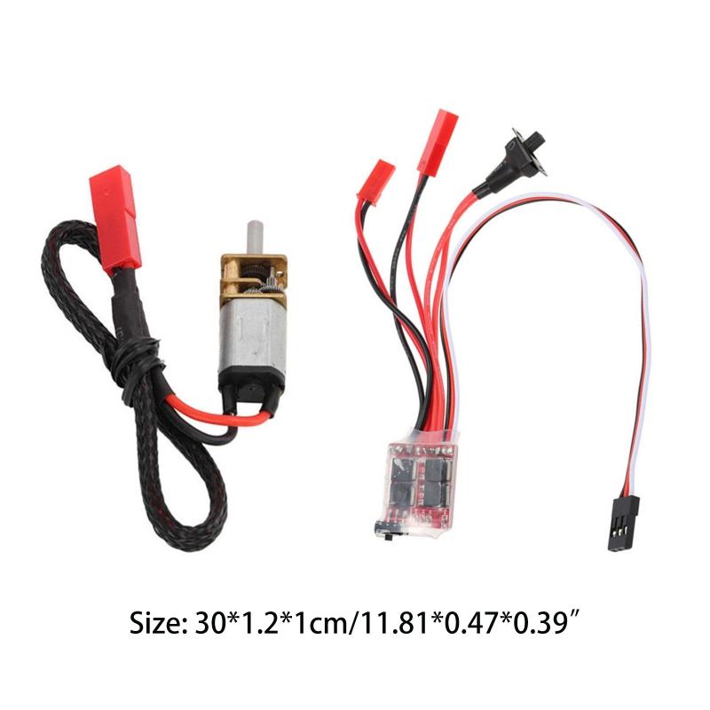 11.8x0.47x0.39in Remote Control Model Car Brushed ESC for Car Toy Speed Controller Upgrade Accessories Fine Material