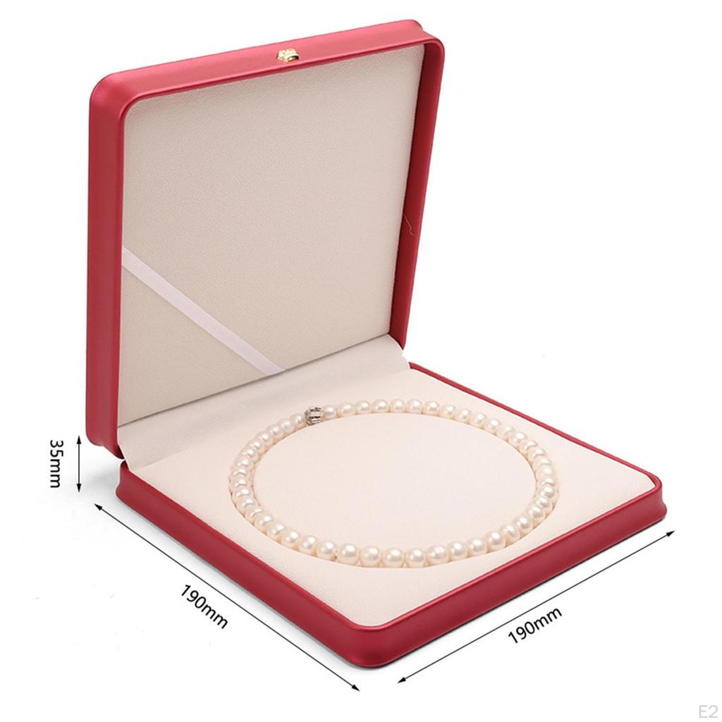 Elegant Jewelry Storage Box for Necklaces - Perfect Weddings and Proposals