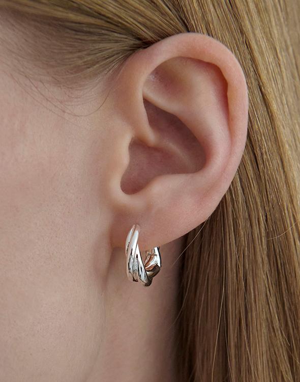 Attica Raw Helix Earrings / Ebs043