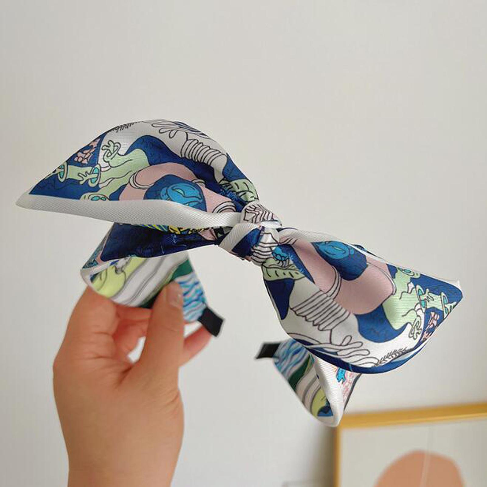 

PROLY Новая Модная Повязка на Голову для Женщин Большая Бант Головной Убор Цветок Богемный Тюрбан Летние Аксессуары для Волос