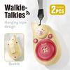 2pcs Cartoon Bear Radio Transmitter Toys Long Range Remote Intercom  For Kids