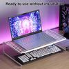 Computer Monitor Stand Bracket Pc Screen Rack Laptop Cooling Holder Desktop Keyboards Mouse Storage Organizers For Macbook