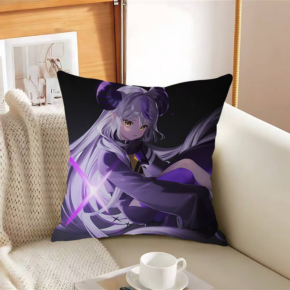 Hololive L-a D-Darknesss Kissenbezug Abnehmbarer Waschbarer Kissenbezug – Ganzjährig Weiches Leinen