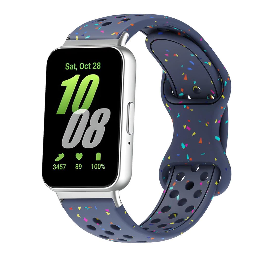 Silikonarmband für Samsung Galaxy Fit 3 Uhrenarmband Sportarmband für Samsung Galaxy Fit3 Ersatzarmband Zubehör