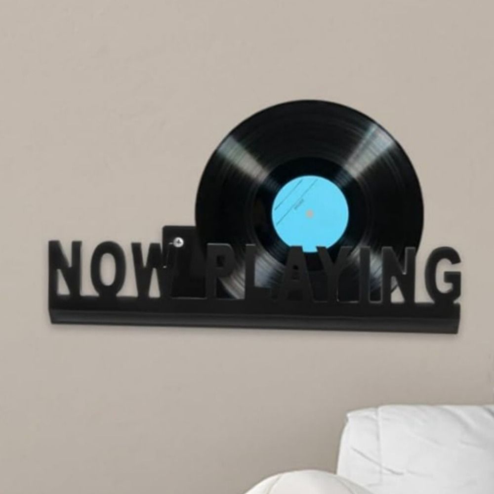 Collection Vinyl Record Stand Hanging Storage Player Album Shelf LP Display Holder  Music Lovers