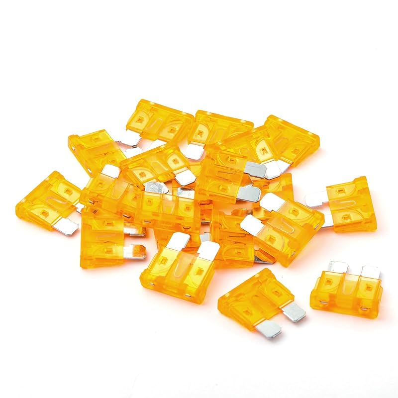 100Pcs 3 Amp Fuses HVAC ATC/ATO Stanbdard Fuse, 3A Car Fuse Blade for Automotive, Truck, Boat, Motorcycle