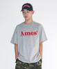 AMES-WORLDWIDE Basic Logo Tee Gray