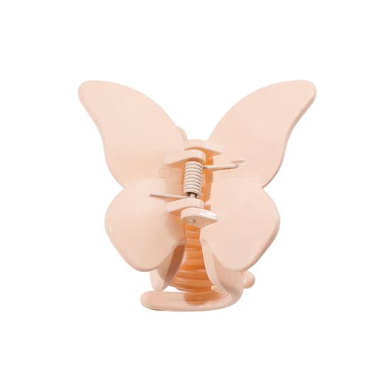 2Pcs Butterfly Hairpins Hair Accessories 2.64" Claw Clips for Women,Glossy Hair Clips for Thick or Thin Hair, Cute Girls' Hair Clips
