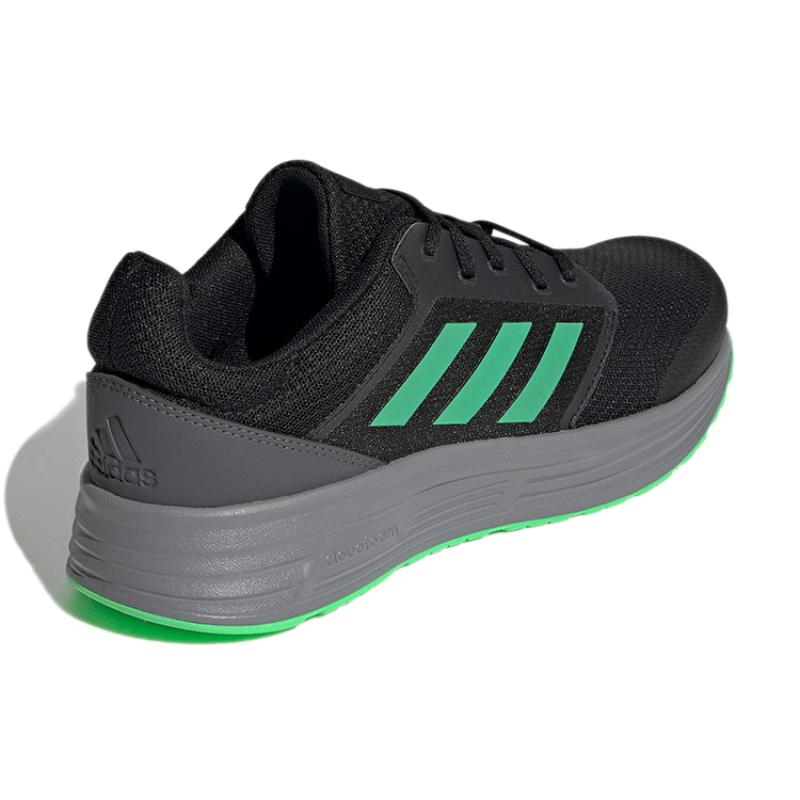 Adidas Galaxy 5 'Core Black Screaming Green' Sneakers H04597