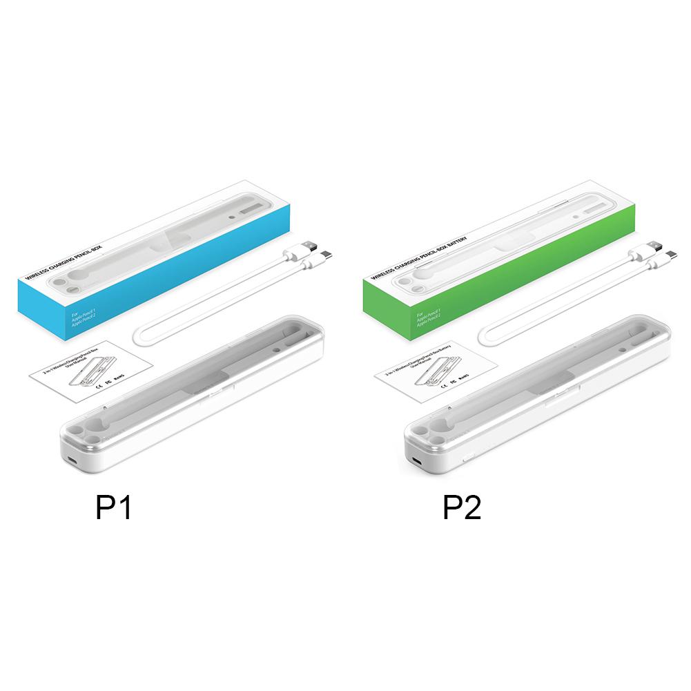 

Беспроводной зарядный чехол, защитный бокс для быстрой зарядки, держатель для беспроводной зарядки для iPad Pencil 1 2 для iPad Pencil 2 P1