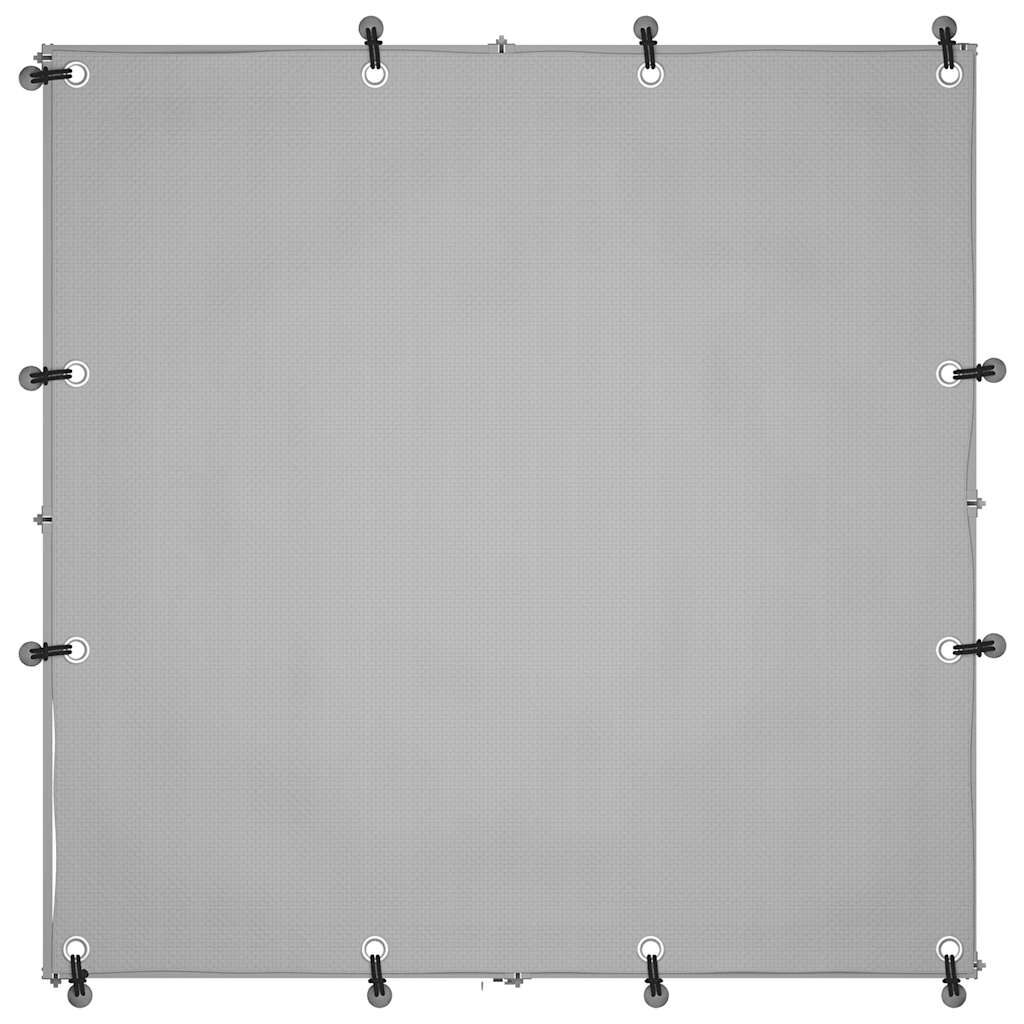 vidaXL Kennel Black 110x110x110 cm Steel