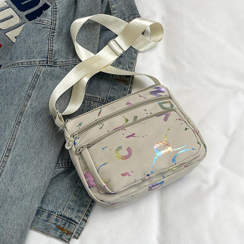 Fashionable Casual Crossbody Shoulder Bag With Soft Canvas Material For Women