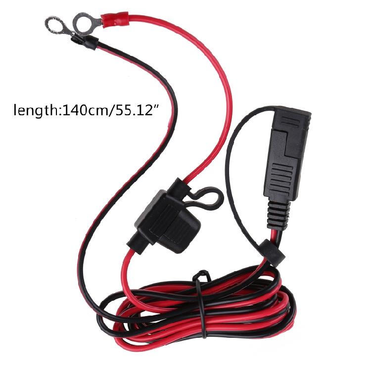 SAE-to O Ring Terminal Battery Cord Tender Cable Harness Wire Plug Quick Connect