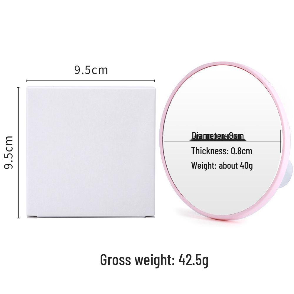 Lusterko powiększające z przyssawką 5x/10x/15x: Narzędzie kosmetyczne wysokiej rozdzielczości do makijażu, usuwania zaskórników i wyciskania pryszczy