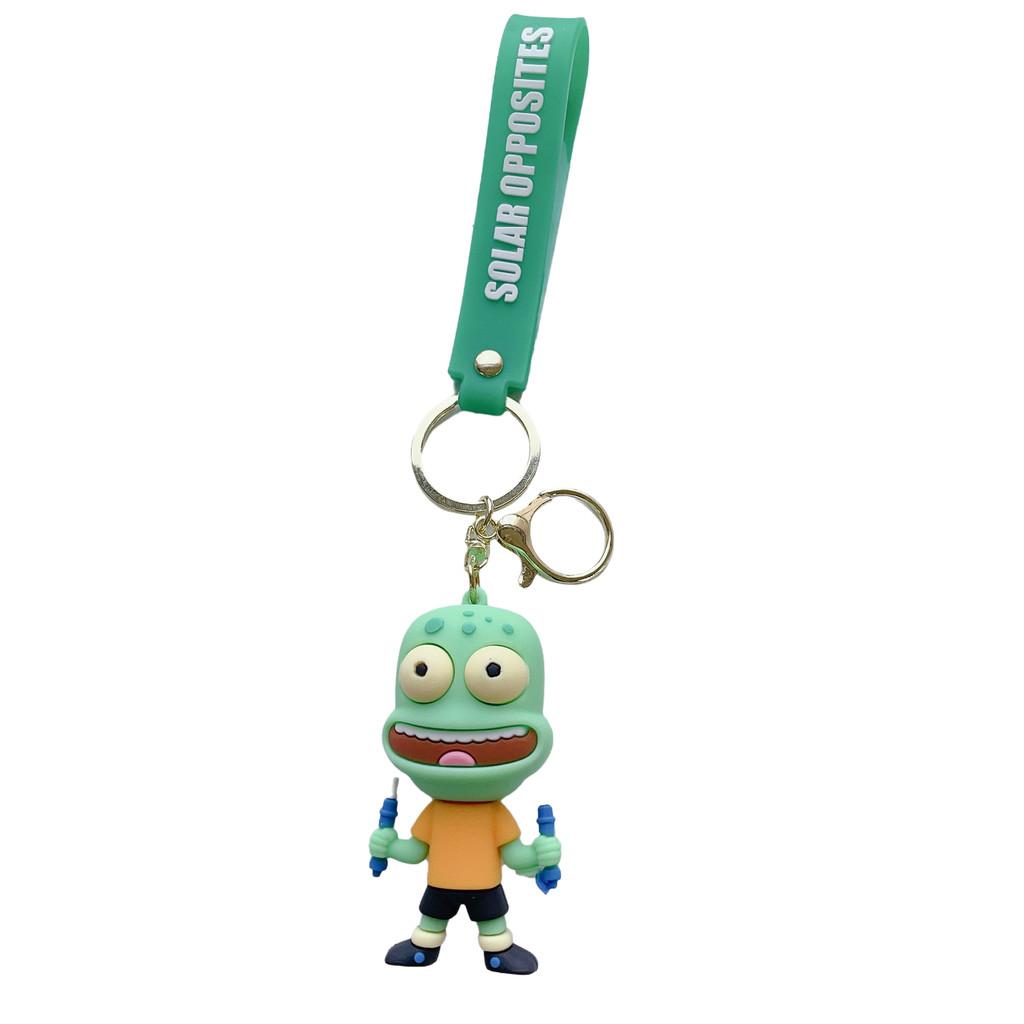 

Персонажи-противоположности Солнечная игрушка Брелок Украшение для сумки Подвеска Детский подарок зелёный