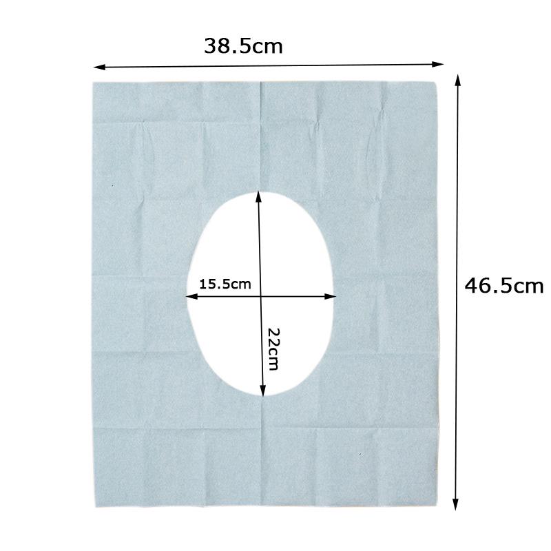 Paper Toilet Seat Cover Camping Travel Convenient Hygienic Waterproof Toilet Mat