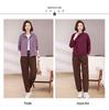 Middle-aged Women's Casual Sportswear: Fashionable Two-Piece Spring/Autumn Sweatshirt Set