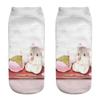 New Fashion 3D Printed Mouse Totoro Socks Funny Kawaii Women Cute Animal Fitness Hamster Sokken Dropship