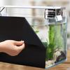 30/40/50cm Fish Tank Background Sticker Black Static Cling Film Adhesive-Backed Film Wallpaper Aquarium Background Decorations