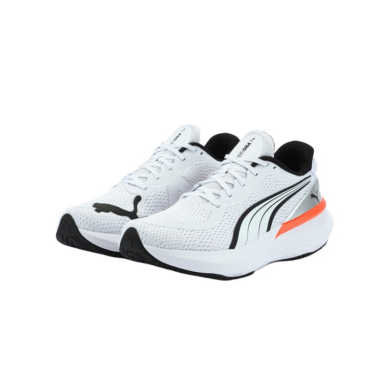 New PUMA Sind Cushioning, Wear Resistant Low Top Casual Running Shoes Unisex White 310779-09