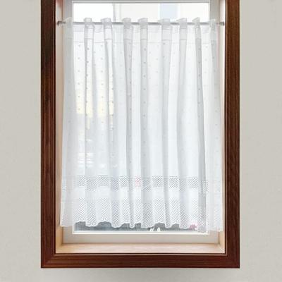 Noren Kobo Kafégardin för Smal Bredd 150 x Längd 10636 Fönster, Enkel, Spets, Snygg, 90cm, Kök, Hygienisk, Prickar,